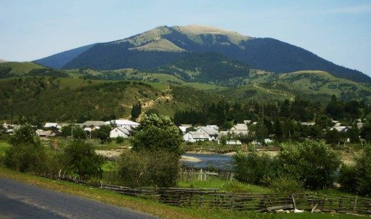 Koločava – slavná vesnice západní Ukrajiny.