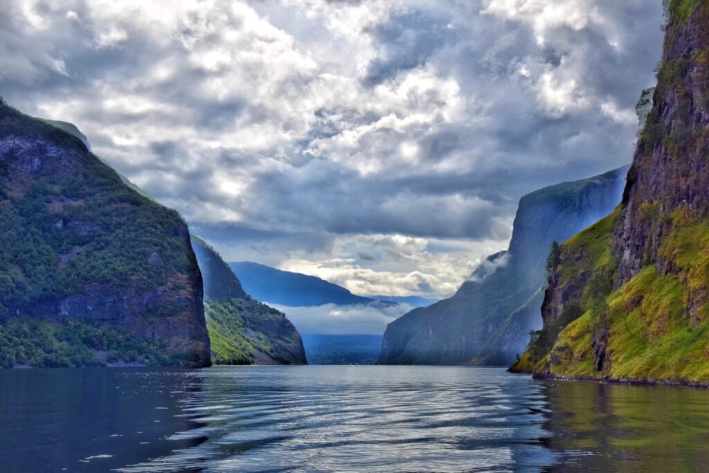Sognefjord – nejdelší norský fjord.
